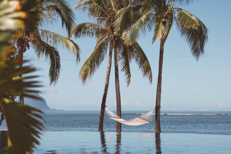 Hammock and views of the sea